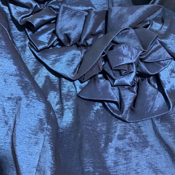 Royal blue metallic color dress size 18W - Picture 4 of 4